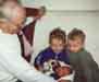 Grandpa Espeland with boys