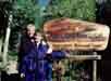 together at the sign