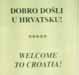welcome sign